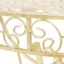 Vintage semicircular metal side table 72x36x74 cm gold by vidaXL, Side tables - Ref: Foro24-245930, Price: 79,13 €, Discount: %