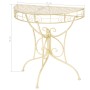 Mesa auxiliar vintage metal semicircular 72x36x74 cm dorado de vidaXL, Mesas auxiliares - Ref: Foro24-245930, Precio: 81,40 €...