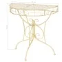Vintage semicircular metal side table 72x36x74 cm gold by vidaXL, Side tables - Ref: Foro24-245930, Price: 79,13 €, Discount: %