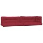 Cojines para sofá de palets 5 unidades tela rojo tinto de vidaXL, Cojines para sillas y sofás - Ref: Foro24-314582, Precio: 1...