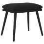 Reposapiés de terciopelo negro 45x29,5x35 cm de vidaXL, Otomanas - Ref: Foro24-341510, Precio: 33,93 €, Descuento: %