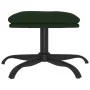Reposapiés de terciopelo verde oscuro 60x60x36 cm de vidaXL, Otomanas - Ref: Foro24-341580, Precio: 33,17 €, Descuento: %