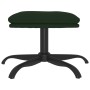 Reposapiés de terciopelo verde oscuro 60x60x36 cm de vidaXL, Otomanas - Ref: Foro24-341580, Precio: 33,58 €, Descuento: %