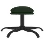 Reposapiés de terciopelo verde oscuro 60x60x36 cm de vidaXL, Otomanas - Ref: Foro24-341580, Precio: 33,17 €, Descuento: %