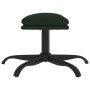 Reposapiés de terciopelo verde oscuro 60x60x36 cm de vidaXL, Otomanas - Ref: Foro24-341580, Precio: 33,58 €, Descuento: %