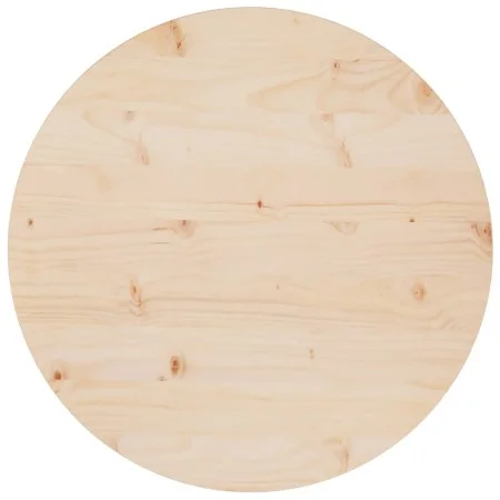 Solid pine wood table surface Ø60x2.5 cm by vidaXL, Table tops - Ref: Foro24-813647, Price: 38,28 €, Discount: %