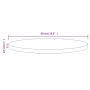 Superficie de mesa madera maciza de pino Ø60x2,5 cm de vidaXL, Tableros para mesas - Ref: Foro24-813647, Precio: 42,85 €, Des...