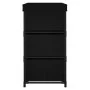 Armario almacenamiento con 6 cajones acero negro 55x29x55 cm de vidaXL, Taquillas y armarios de almacenamiento - Ref: Foro24-...