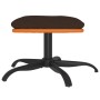 Reposapiés de tela y cuero sintético marrón 60x60x36 cm de vidaXL, Otomanas - Ref: Foro24-341610, Precio: 31,69 €, Descuento: %