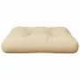 Cojín para sofá de palets de tela beige 58x58x10 cm de vidaXL, Cojines para sillas y sofás - Ref: Foro24-314637, Precio: 25,8...