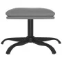 Reposapiés de cuero sintético gris antracita 60x60x36 cm de vidaXL, Otomanas - Ref: Foro24-341592, Precio: 40,08 €, Descuento: %