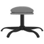 Reposapiés de cuero sintético gris antracita 60x60x36 cm de vidaXL, Otomanas - Ref: Foro24-341592, Precio: 40,08 €, Descuento: %