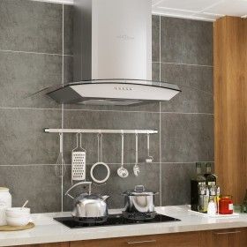 Campana extractora de pared 60 cm acero inoxidable 756 m³/h LED de vidaXL, Extractores - Ref: Foro24-50667, Precio: 162,31 €,...