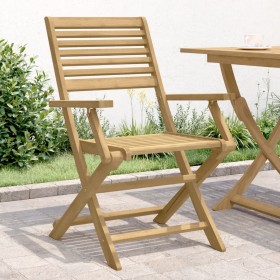 Sillas de jardín plegables 2 uds madera acacia 54,5x61,5x86,5cm en Sillas de jardín | Comprar online en Foru.es