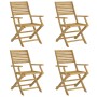 Sillas de jardín plegables 4 uds madera acacia 54,5x61,5x86,5cm en Sillas de jardín | Comprar online en Foru.es