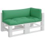 Cojines para palets 3 unidades tela verde de vidaXL, Cojines para sillas y sofás - Ref: Foro24-314663, Precio: 58,72 €, Descu...