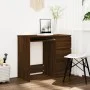 Escritorio de madera contrachapada roble marrón 90x45x76 cm de vidaXL, Escritorios - Ref: Foro24-815509, Precio: 120,46 €, De...