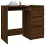 Escritorio de madera contrachapada roble marrón 90x45x76 cm de vidaXL, Escritorios - Ref: Foro24-815509, Precio: 120,46 €, De...
