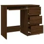 Escritorio de madera contrachapada roble marrón 90x45x76 cm de vidaXL, Escritorios - Ref: Foro24-815509, Precio: 120,46 €, De...