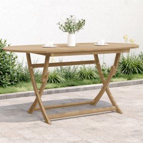 Mesa de jardín plegable madera maciza de acacia 160x85x75 cm en Mesas de jardín | Comprar online en Foru.es
