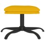 Reposapiés de terciopelo amarillo mostaza 60x60x36 cm de vidaXL, Otomanas - Ref: Foro24-341585, Precio: 36,20 €, Descuento: %
