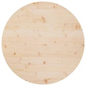 Solid pine wood table surface Ø80x2.5 cm by vidaXL, Table tops - Ref: Foro24-813649, Price: 80,08 €, Discount: %