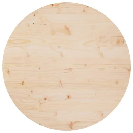 Solid pine wood table surface Ø80x2.5 cm by vidaXL, Table tops - Ref: Foro24-813649, Price: 80,08 €, Discount: %