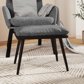 Reposapiés tela y cuero sintético gris claro 45x29,5x35 cm de vidaXL, Otomanas - Ref: Foro24-341515, Precio: 34,33 €, Descuen...