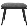 Reposapiés tela y cuero sintético gris claro 45x29,5x35 cm de vidaXL, Otomanas - Ref: Foro24-341515, Precio: 34,33 €, Descuen...