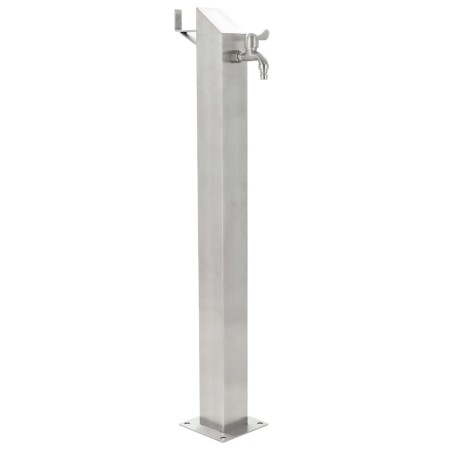 Columna de agua de jardín acero inoxidable cuadrada 95 cm de vidaXL, Sistemas de riego - Ref: Foro24-45453, Precio: 97,31 €, ...