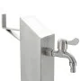 Columna de agua de jardín acero inoxidable cuadrada 95 cm de vidaXL, Sistemas de riego - Ref: Foro24-45453, Precio: 95,21 €, ...