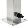 Columna de agua de jardín acero inoxidable cuadrada 95 cm de vidaXL, Sistemas de riego - Ref: Foro24-45453, Precio: 97,31 €, ...