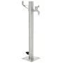 Columna de agua de jardín acero inoxidable redonda 65 cm de vidaXL, Sistemas de riego - Ref: Foro24-45457, Precio: 69,02 €, D...