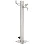 Columna de agua de jardín acero inoxidable redonda 65 cm de vidaXL, Sistemas de riego - Ref: Foro24-45457, Precio: 70,26 €, D...