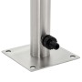 Columna de agua de jardín acero inoxidable redonda 65 cm de vidaXL, Sistemas de riego - Ref: Foro24-45457, Precio: 70,26 €, D...