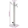 Columna de agua de jardín acero inoxidable redonda 65 cm de vidaXL, Sistemas de riego - Ref: Foro24-45457, Precio: 69,02 €, D...