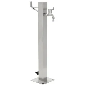 Columna de agua de jardín acero inoxidable cuadrada 65 cm de vidaXL, Sistemas de riego - Ref: Foro24-45454, Precio: 70,62 €, ...