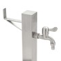 Columna de agua de jardín acero inoxidable cuadrada 65 cm de vidaXL, Sistemas de riego - Ref: Foro24-45454, Precio: 71,90 €, ...