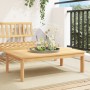 Mesa de jardín madera maciza de acacia 100x60x30 cm en Sofás de exterior | Comprar online en Foru.es