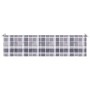 Cojín de banco de jardín tela Oxford a cuadros gris 200x50x3 cm de vidaXL, Cojines para sillas y sofás - Ref: Foro24-314103, ...