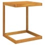 Mesa en forma de C madera maciza de acacia 42x40x50 cm en Mesas de jardín | Comprar online en Foru.es