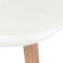 Sillas de comedor 4 unidades plástico blanco de vidaXL, Sillas de comedor - Ref: Foro24-244772, Precio: 179,56 €, Descuento: %