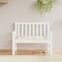 Cojín de banco de jardín tela Oxford blanco crema 100x50x7 cm de vidaXL, Cojines para sillas y sofás - Ref: Foro24-314934, Pr...