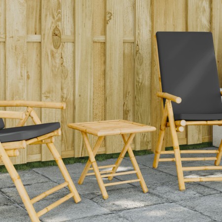 Mesa plegable de jardín de bambú 45x45x45 cm en Mesas de jardín | Comprar online en Foru.es