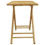 Mesa de jardín plegable de bambú 110x55x75 cm en Mesas de jardín | Comprar online en Foru.es