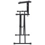 Soporte de teclado de doble refuerzo en X negro de vidaXL, Atriles para partituras - Ref: Foro24-70094, Precio: 64,86 €, Desc...