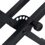 Soporte de teclado de doble refuerzo en X negro de vidaXL, Atriles para partituras - Ref: Foro24-70094, Precio: 69,01 €, Desc...