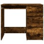 Escritorio de madera contrachapada roble ahumado 90x45x76 cm de vidaXL, Escritorios - Ref: Foro24-815507, Precio: 90,11 €, De...