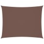 Toldo de vela rectangular tela Oxford marrón 2x3 m en Sombrillas | Comprar online en Foru.es