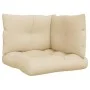 Cojines para sofá de palets 3 unidades tela beige de vidaXL, Cojines para sillas y sofás - Ref: Foro24-47472, Precio: 37,87 €...